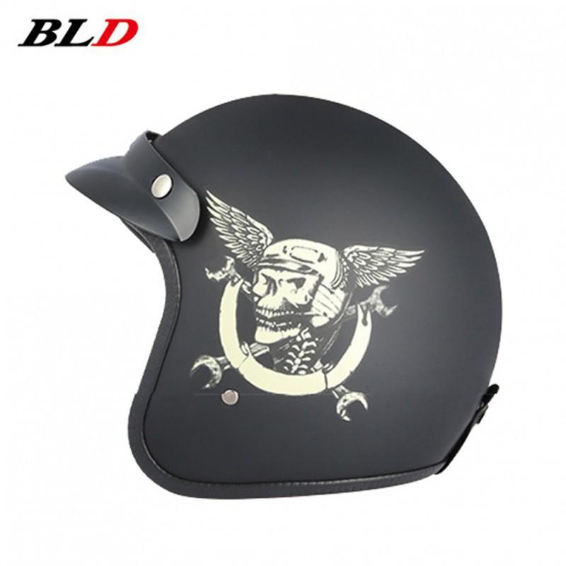 BLD Bailide Motorcycle Helmet Three-quarter Four-season Universal Half M(57-58)