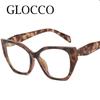 Vintage Black Cat Eye Anti Blue Light Glasses Women Luxury Brand Optical Computer Eyewear Fashion Square Reading