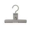 Shinko Hanger Bottom Clipper, 20cm Wide, Easy-to-Hang Clothes Hanger with Slim Design, Vertical Linking, Non-Slip, Swivel Hooks, Stylish Design for Sl