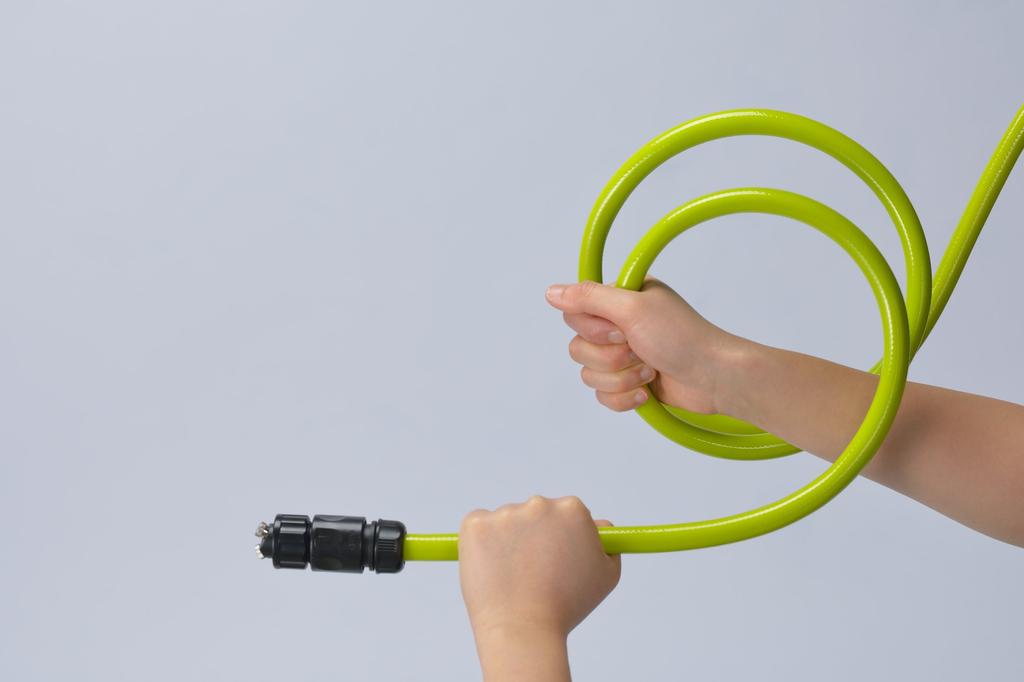 Grüner Lebensnebel Hitzschlagschutz Energieeinsparung Außenbereich Flexibler Schlauch Design Keine Installation Erforderlich Freistehend (Limonengrün) MH-25(LG)
