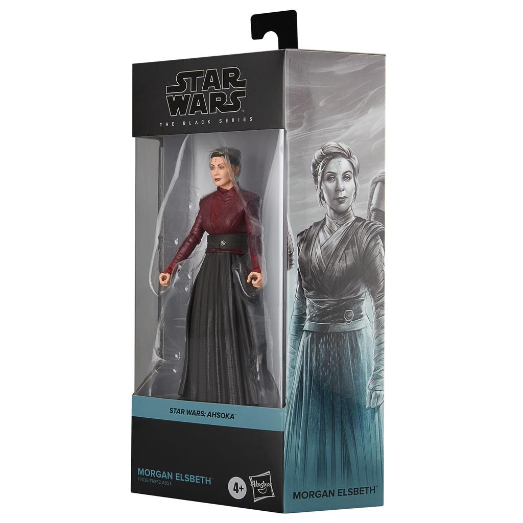 Hasbro STAR WARS Black Series Morgan Star Wars Ahsoka Action Ages 4 and Authentic Elsbeth, 6-inch (15 cm) Figure, Up, F7036,
