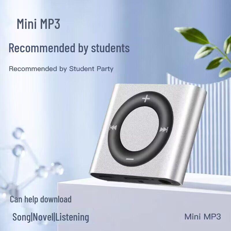 Portable Mini MP3 Player for High School Students - Music & English Listening