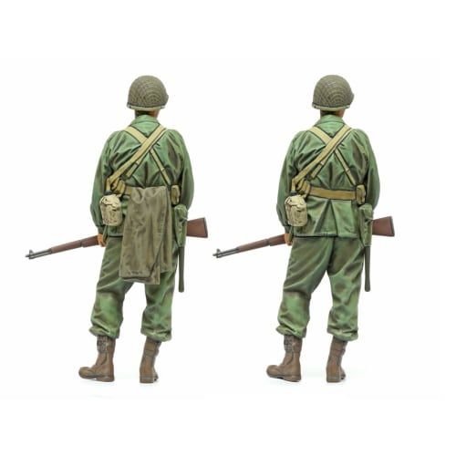 TAMIYA 1/35 Military Miniature Series No.379 American Infantry Reconnaissance Set Plastic Model 35379 Molding Color