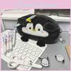 Huggable Penguin Pencil Pouch Plush Girl Student Stationery Bag With Large Capacity