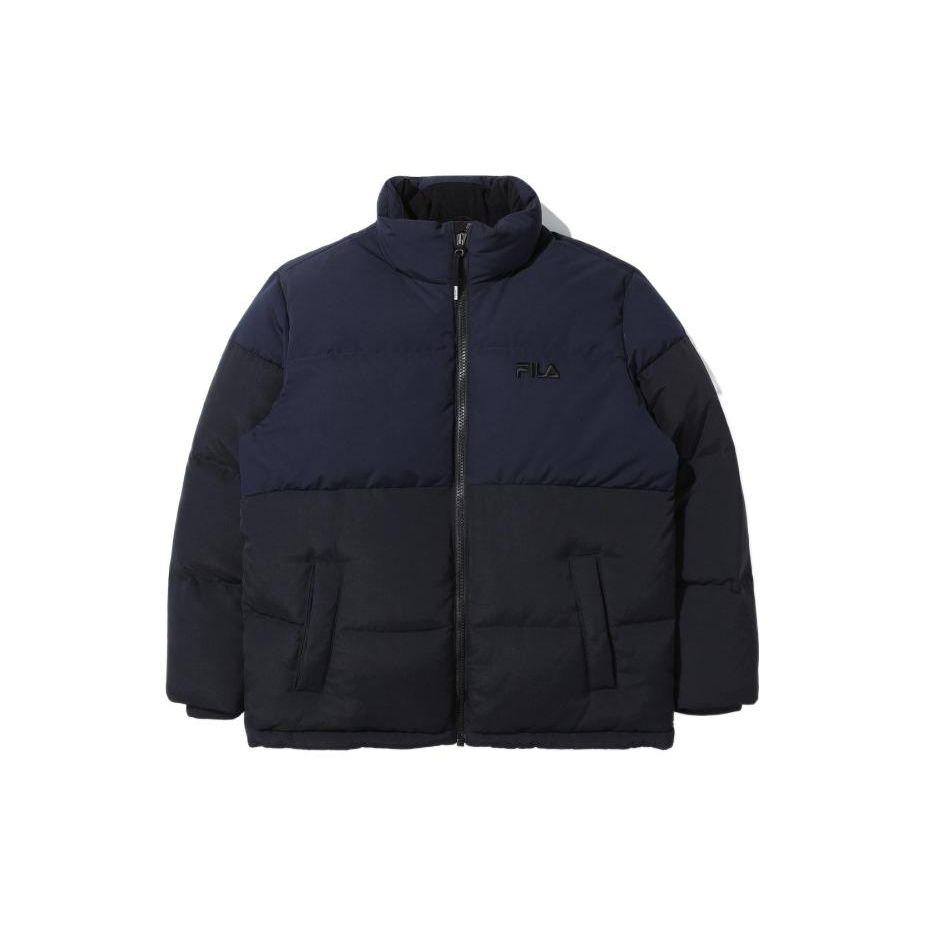 

FILA Логотип Вышитый Молния Воротник-стойка Длинный Рукав Пуховик Цвет Блок Унисекс Верхняя Одежда FS2DJD4104X-INA XL