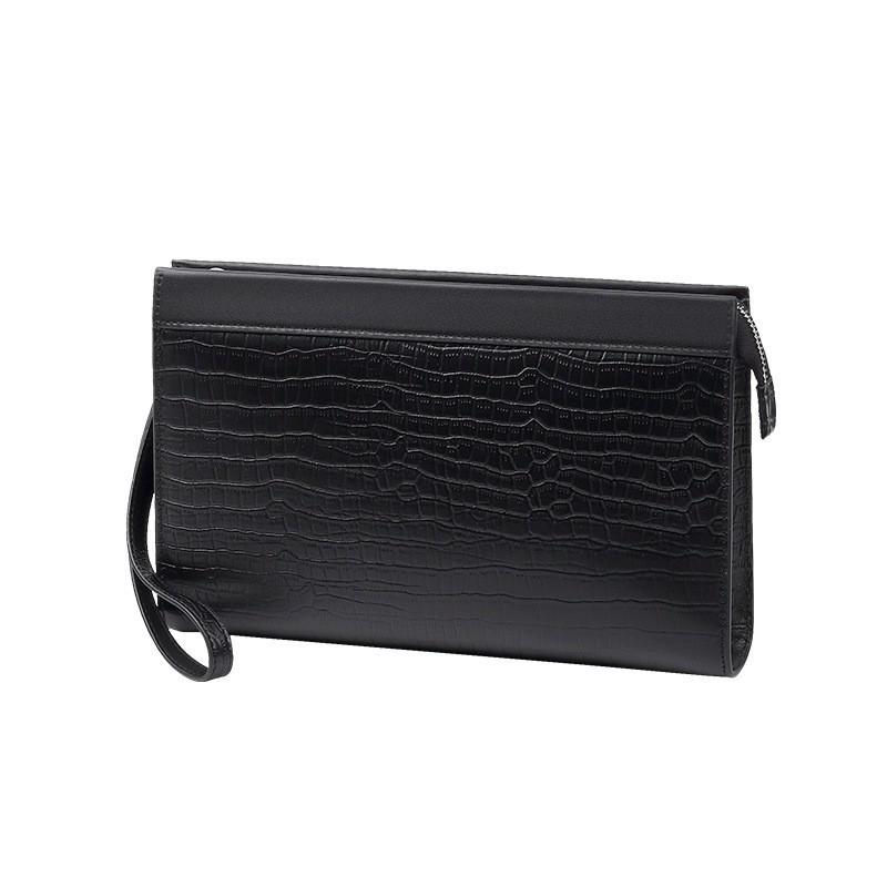 New Men s Top Layer Cowhide Clutch Bag With Fashionable High-end Feel Made Of Genuine Leather Versatile Men 27x5x18