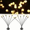 New Solar Firefly Lamp Bee Lamp Bubble Ball Floor Insertion LED Courtyard Atmosphere Decoration Lamp