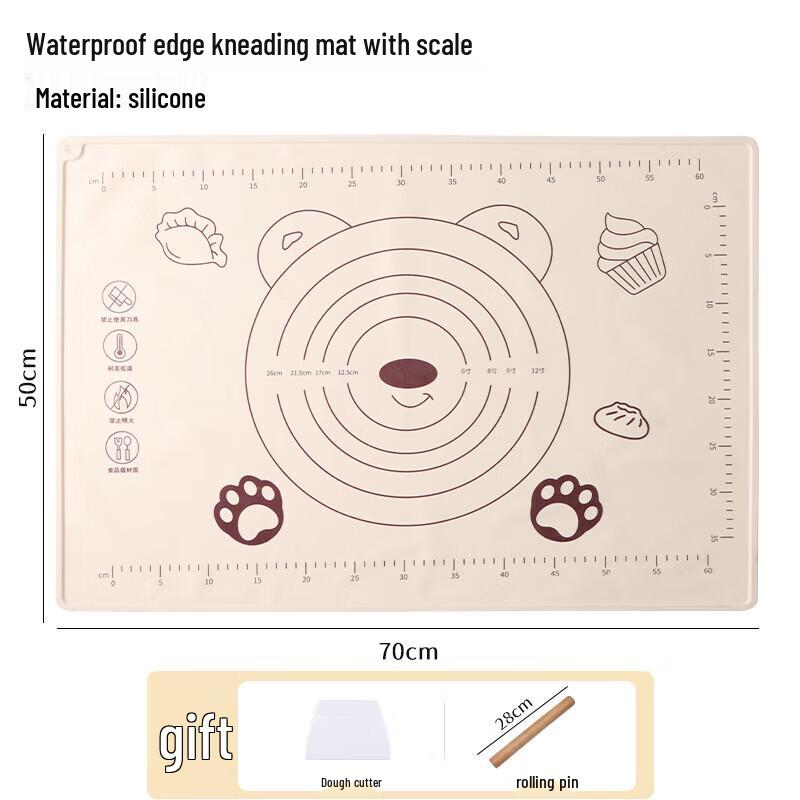 Baijie Thickened Silicone Dough & Baking Mat