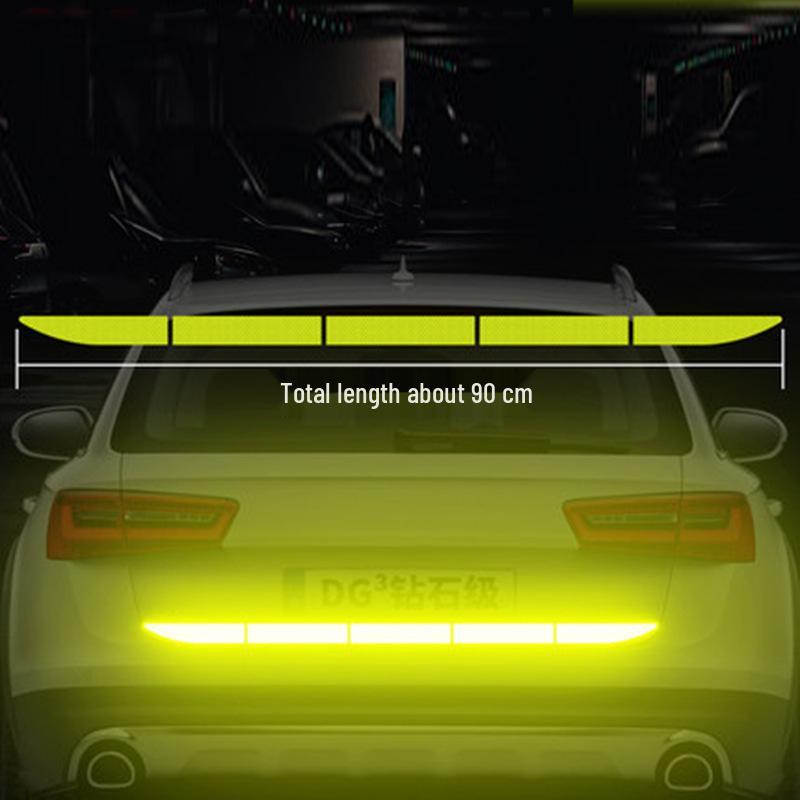 Reflective Rear Trunk Car Anti-Collision Warning Sticker