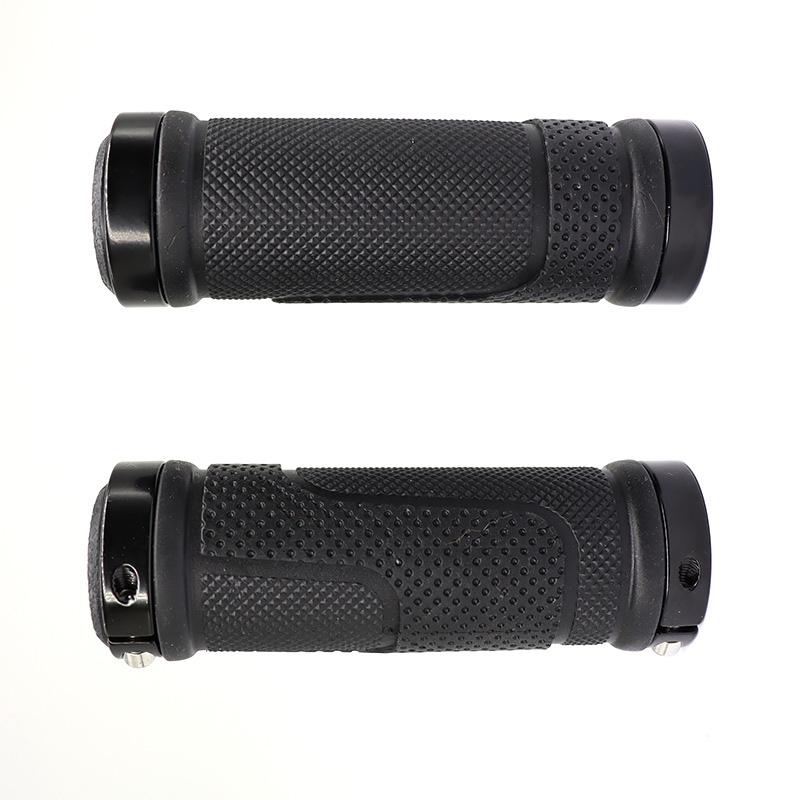 Folding Bike Handlebar Set - Adjustable Long/Short Lockout Shifter, Ergonomic Grips with Turnbuckle, Lightweight Bicycle Accessories Compatible