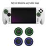 4pcs Gaming Accessories for ROG X Controller Silicone Joystick Grip Cap Soft Protective Cap Rocker Cover