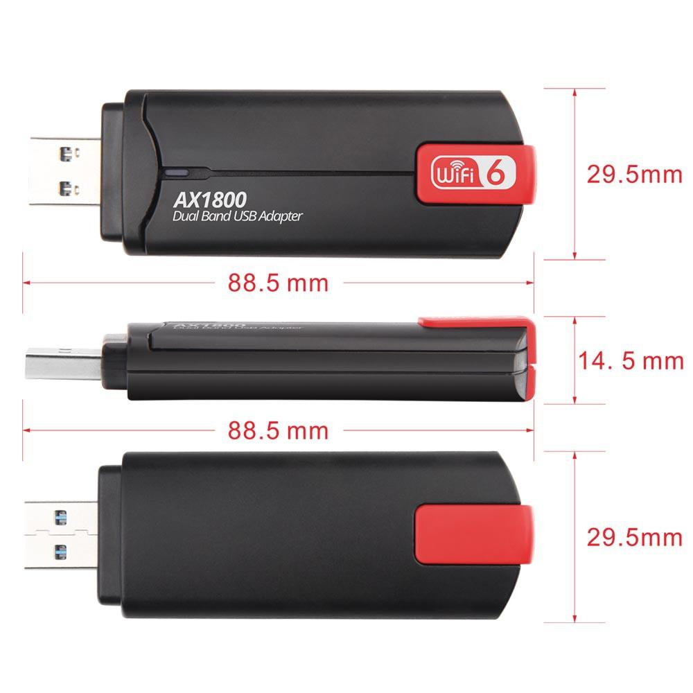 Sixth Generation Wireless Network Technology USB 3.0 WiFi Adapter IEEE 802.11ax WiFi Card