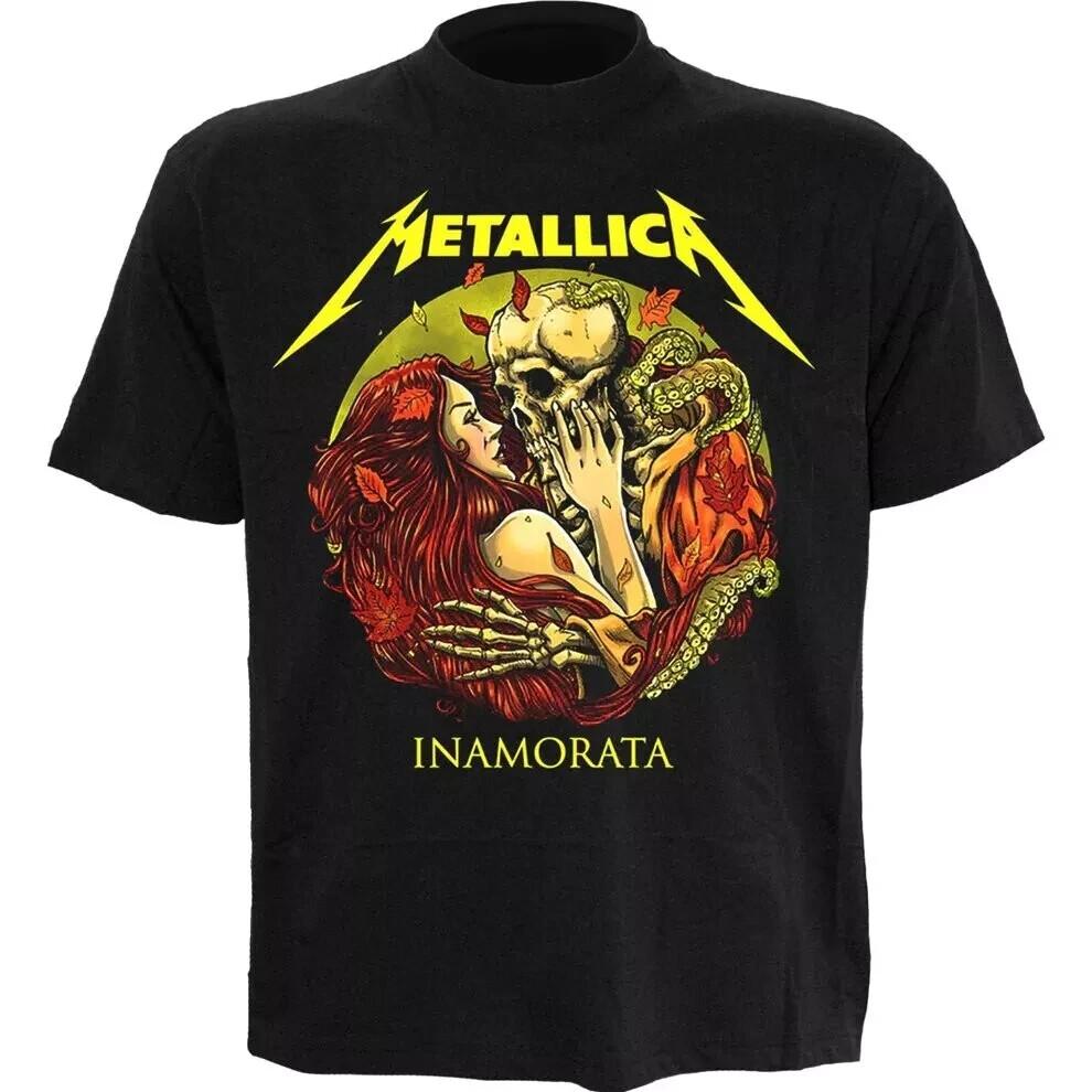 Metallica Inamorata  Black Cotton Rock Tee Unisex Size S-4XL Unisex T-Shirt XL