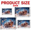 1Pcs Christmas Sled Hedgehog Winter Scene Decoration Background Xmas Backdrop Decorations For Photo Studio Photo Booth Party