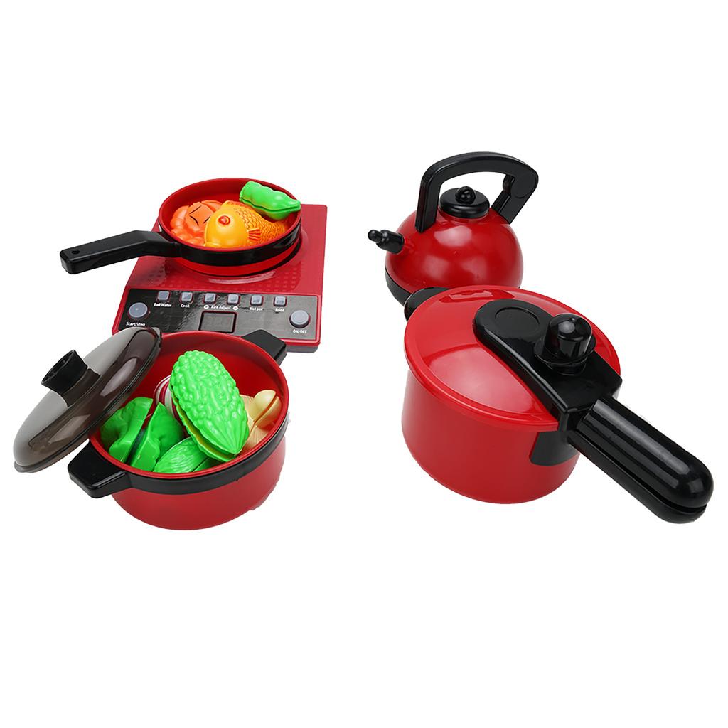 52Pcs Kitchen Play Toy Kids Pretend Playset With Coy Cutlery Early Educational Toys Girls Boys Kids