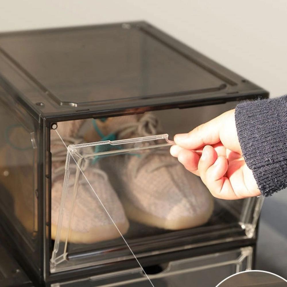 Transparent Storage Box Acrylic Shoe Cabinet New Basketball Shoe Box Household Dormitory