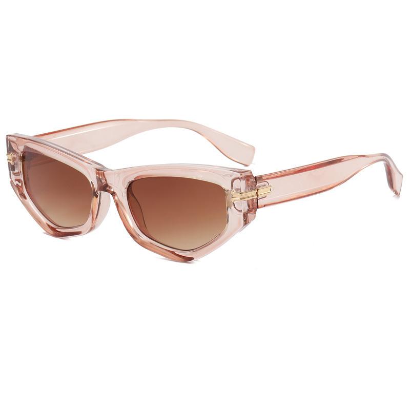 Irregular Cat Eye Sunglasses Rice Nail Sunglasses Fashion Sunglasses Ladies Retro Ins Sunscreen Retro