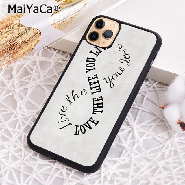 Beautiful Life Inspirational Quote Phone Case For iPhone 17 Air 16 Pro Max 15 14 Plus 12 13 Cover Coque