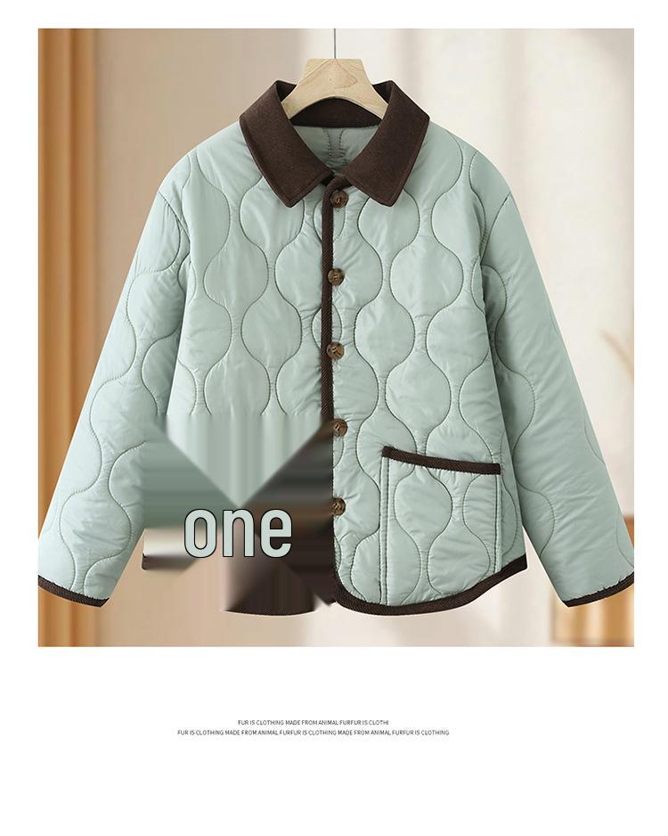 2025 Mode Warme Leichte Baumwolljacke für Mütter mittleren Alters und ältere Frauen