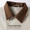 Hodo Men's Retro Patchwork Lapel Jacket