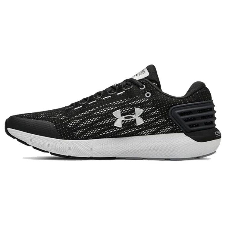 Under Armour Charged Rogue 1 Low Top Running Shoes Men's Black White 3021225-100