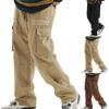 Men's Loose Fit Cargo Pants Multi Pocket Trousers for Casual Outdoor Activities Father Day Gifts My Orders Relaxed Style