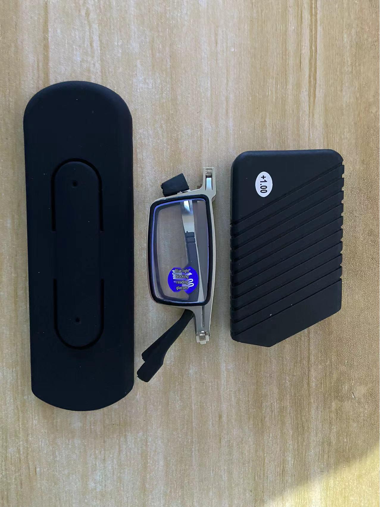 

2024 Ретро Складные Очки для Чтения с HD Защитой от Синего Света и Подставкой для Телефона +150 Degrees (Anti-Blue Light)