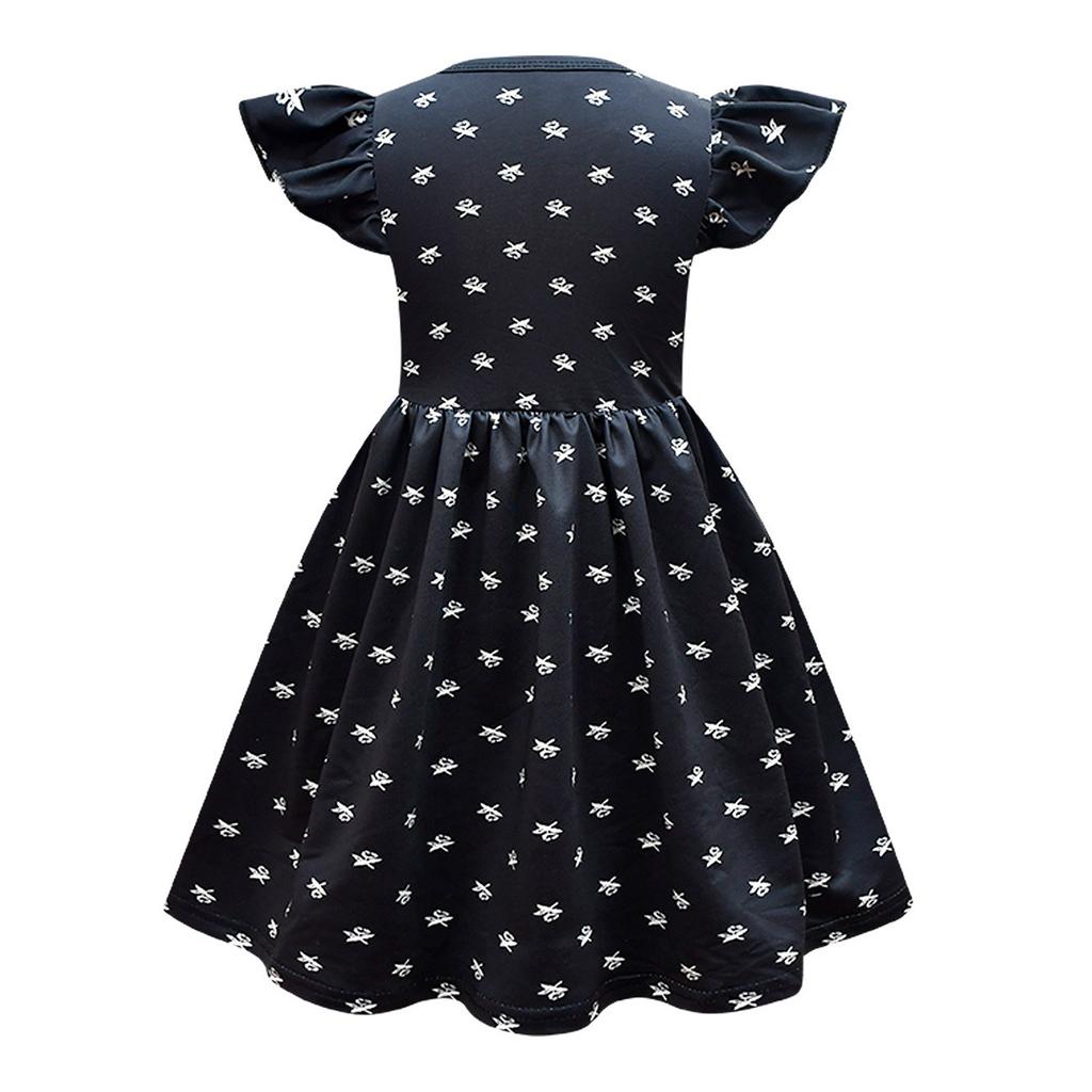 Women Wednesday Addams Dress Halloween Costumes Dress Cosplay Party Costume