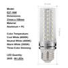 10X Led Corn Light Bulbs Smd 2835 Energy-saving Bulb 3-light-colors 6000k 4500k 3000k Pc/shell E14 Ses 85-265v 220v 20w 40w Lamp