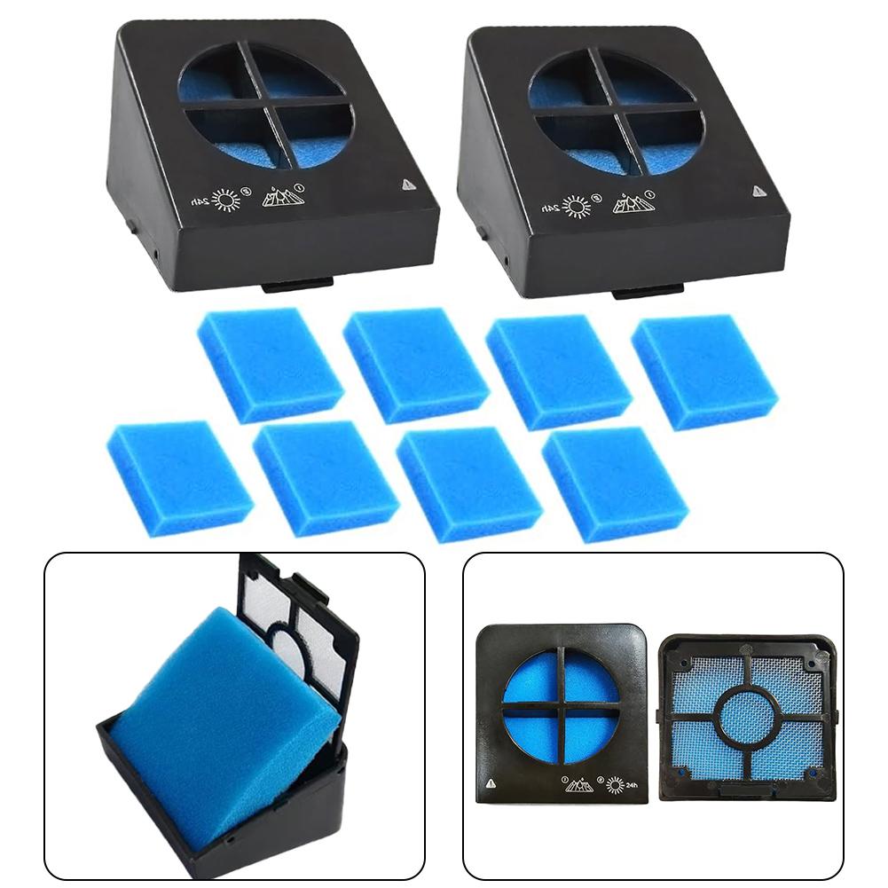 For Eureka NEW400 Wet Dry Vacuum Cleaner Replacement Filter Set with 2 Filters and 8 Cotton Filters for Dust Control