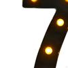 Light up Number Sign Marquee Lamp Cafe Wall Engagement Night Outdoor Home Warm White