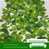 Rattan Pothos Artificial Leaf Vine for Indoor AC and Water Pipe Decoration