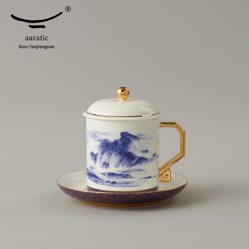 Yongfengyuan Herr. Porzellan Tausend Meilen Landschaft Teetassen-Set