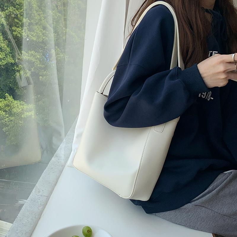 

Новая фактурная сумка-корзина для овощей, большая вместимость, модная универсальная сумка для поездок на работу, через плечо, женская сумка-тоут, трендовая