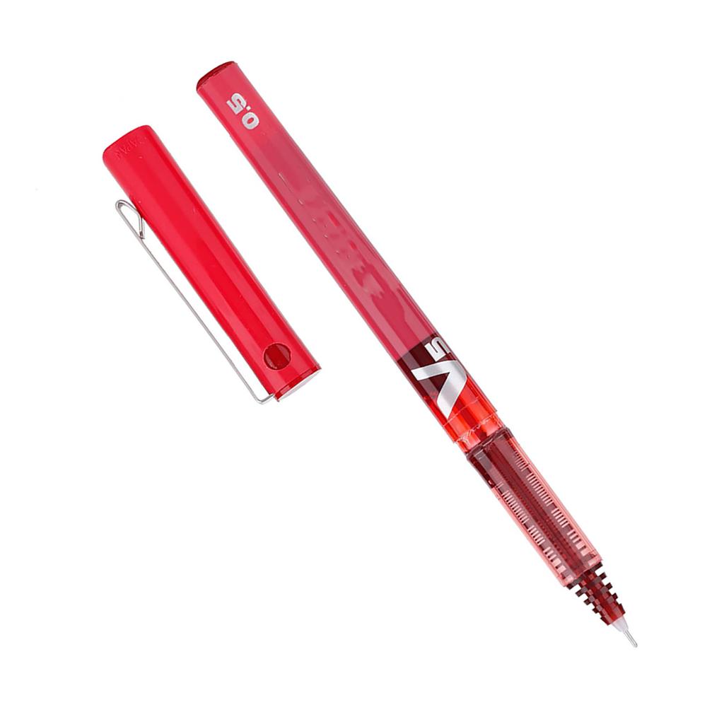 Vattentät Semi-permanent Tatueringsmarkör Penna Ögonbryn Läpp Tatueringspositioneringsverktyg Röd