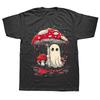 Funny Halloween Ghost Mushroom Graphic Tshirts Men Womens Fashion Casual Tshirt 100 Cotton Loose Oversized T Shirt Summer
