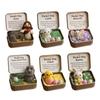 Boîte Hug de Poche de Pâques Figurine Jésus/Lapin/Mouton/Poussin/Papillon/Pierre en Feutre dans Boîte avec Carte Remplisseurs de Panier de Pâques Cadeau Inspirant pour Femmes