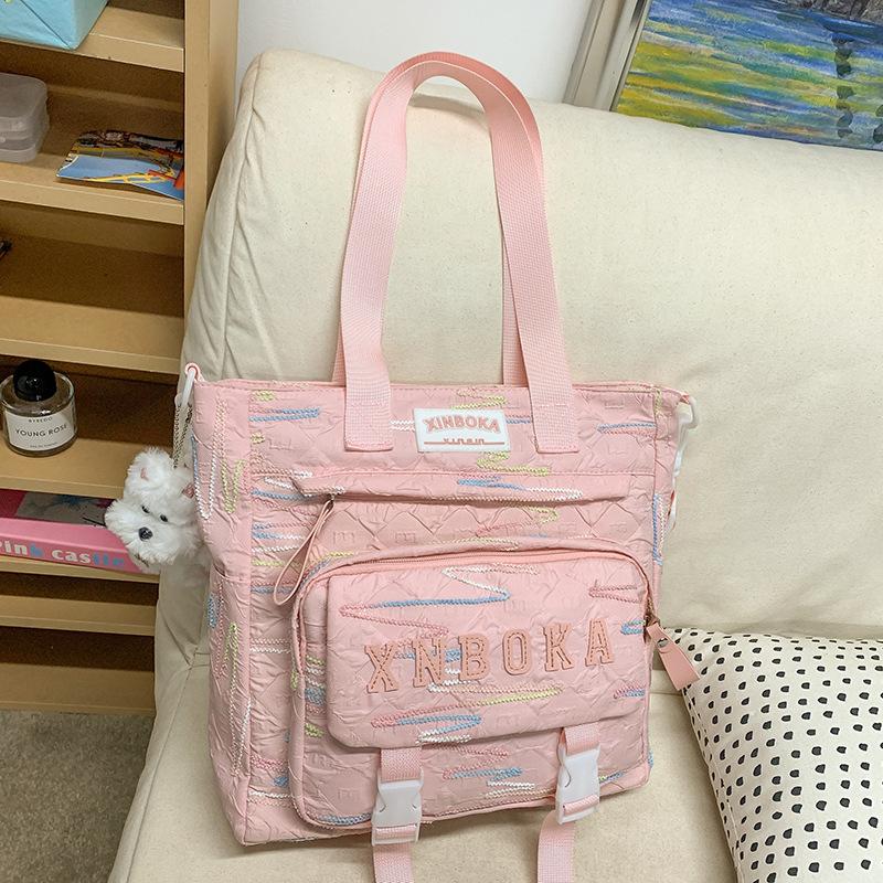 School bag for children, primary school students and girls, high-value two-piece set, large-capacity backpack, fashionable backpack bag.