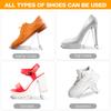 2 Stück Acryl-Shop-Displayständer Einkaufszentrum Sandalenständer Sneakerhalter Acryl-Schuh-Displayständer Schuhhalterungen