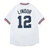 Men's VintageStyle StitchedBaseball Jerseys 7 Kenny Lofton 9 Carlos Baerga 19 Bob Feller 24 Andrew Miller 29 Travis Fryman S-3XL