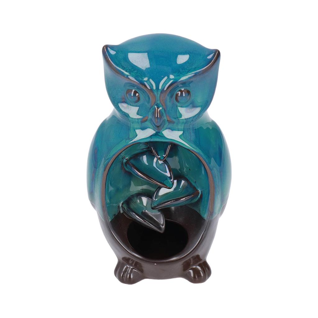 Wasserfall Räuchergefäß Nachteule Premium Keramik Handgefertigt Exquisit Druckentlastung Rückfluss Räuchergefäß