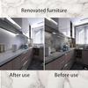 Stainless Brushed Silver Vinyl Wallpaper PVC Material Removable Wallpaper  House Appliance