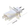 L8RE Home Electronic Microwave Oven Magnetron Filament 4 Pin Socket Converter White