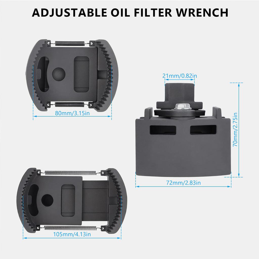 Oil Filter Removal Tool Puller Car Mechanical Workshop Exchange Supplies Special Auto Tooling Tools Disassembly Accessories