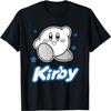 Kirby Blue Stars Big Character Portrait T-Shirt