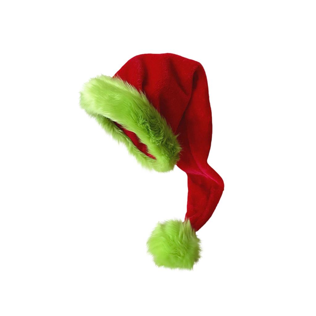 Christmas Decorations For Adults And Children Luminous Plush Santa Hats