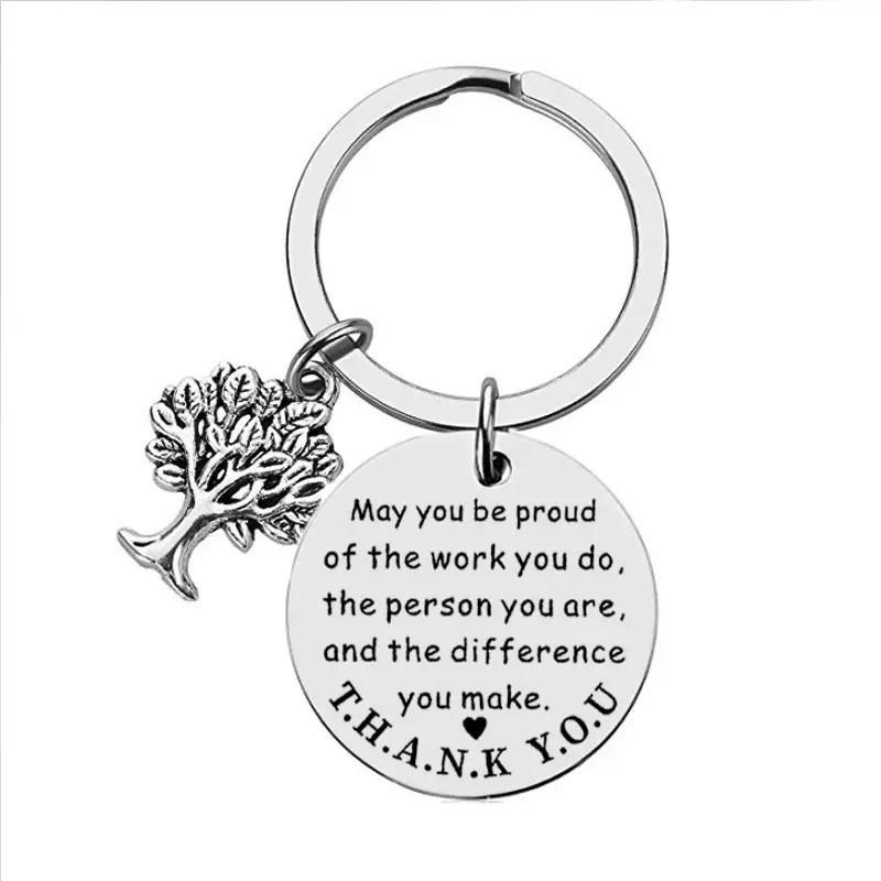 

Вдохновляющий стальной брелок из нержавеющей стали с подвеской для значимых подарков