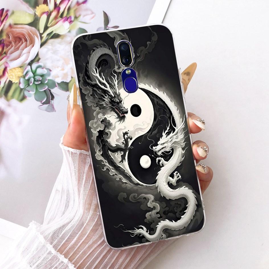 For OPPO F11 Pro Case F 11 F11Pro Cover Cool Dragon Cartoon Pattern Soft Silicone Pattern Phone Shell For OPPOF11  A9x TPU Shell