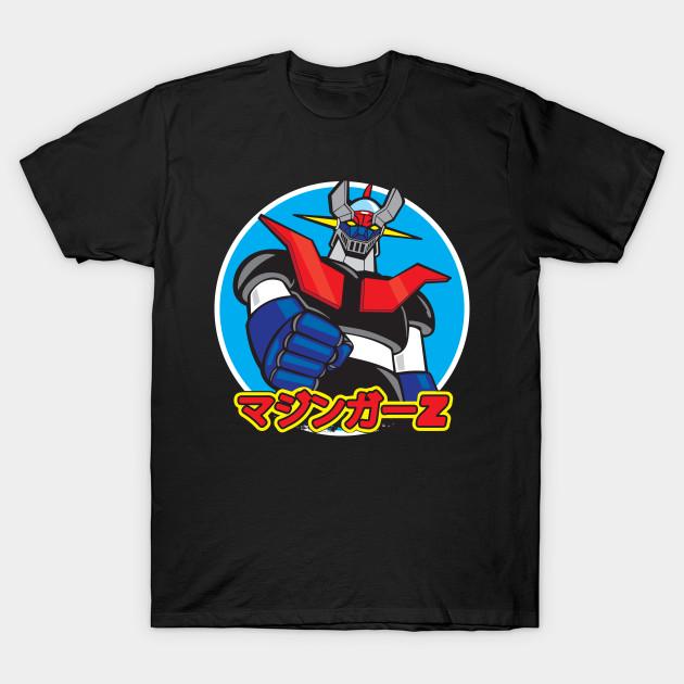 

Men Black Print T-shirt Super Large TShirt mazinger-z-retro No-Cut Transfer Paper Print Cotton Tshirt 2XL чёрный