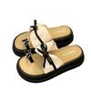 Guochao Popular Sandals Women's 2024 New Summer Wear High-end Roman Shoes Platform Muffin Casual Beach Shoes